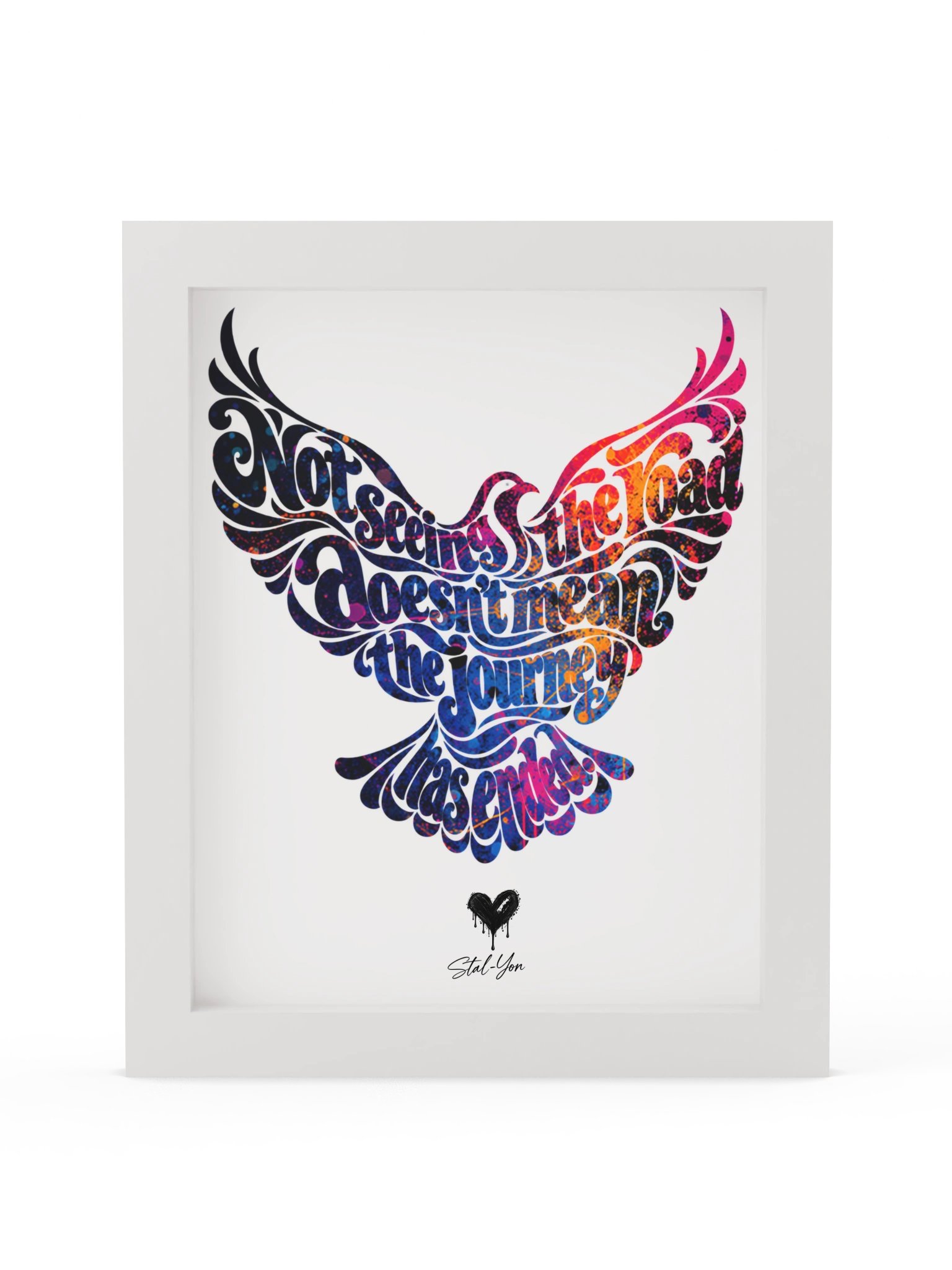 Faith Takes Flight — Eternal Love Wall Art - Vivid Hues product image (1)