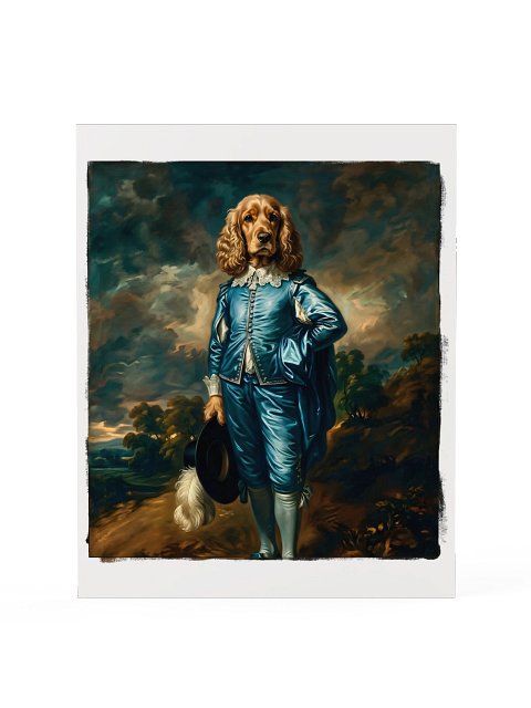 Blue Boy Spaniel Poster