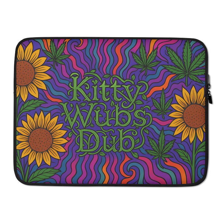 Kitty Sunflower Laptop Case product image (2)