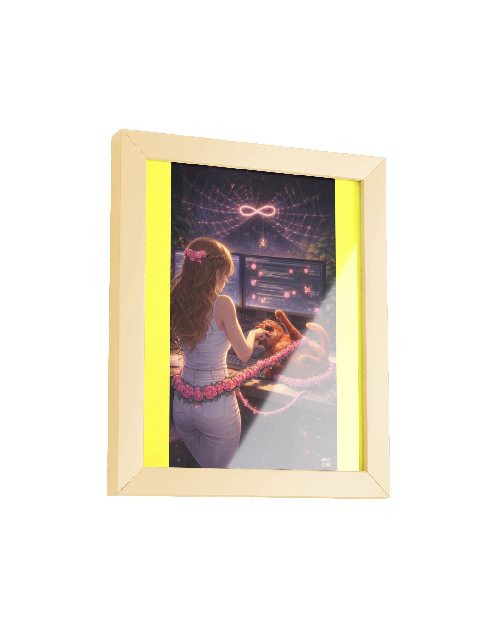 8 Strength Tarot Art Framed Poster product image (2)