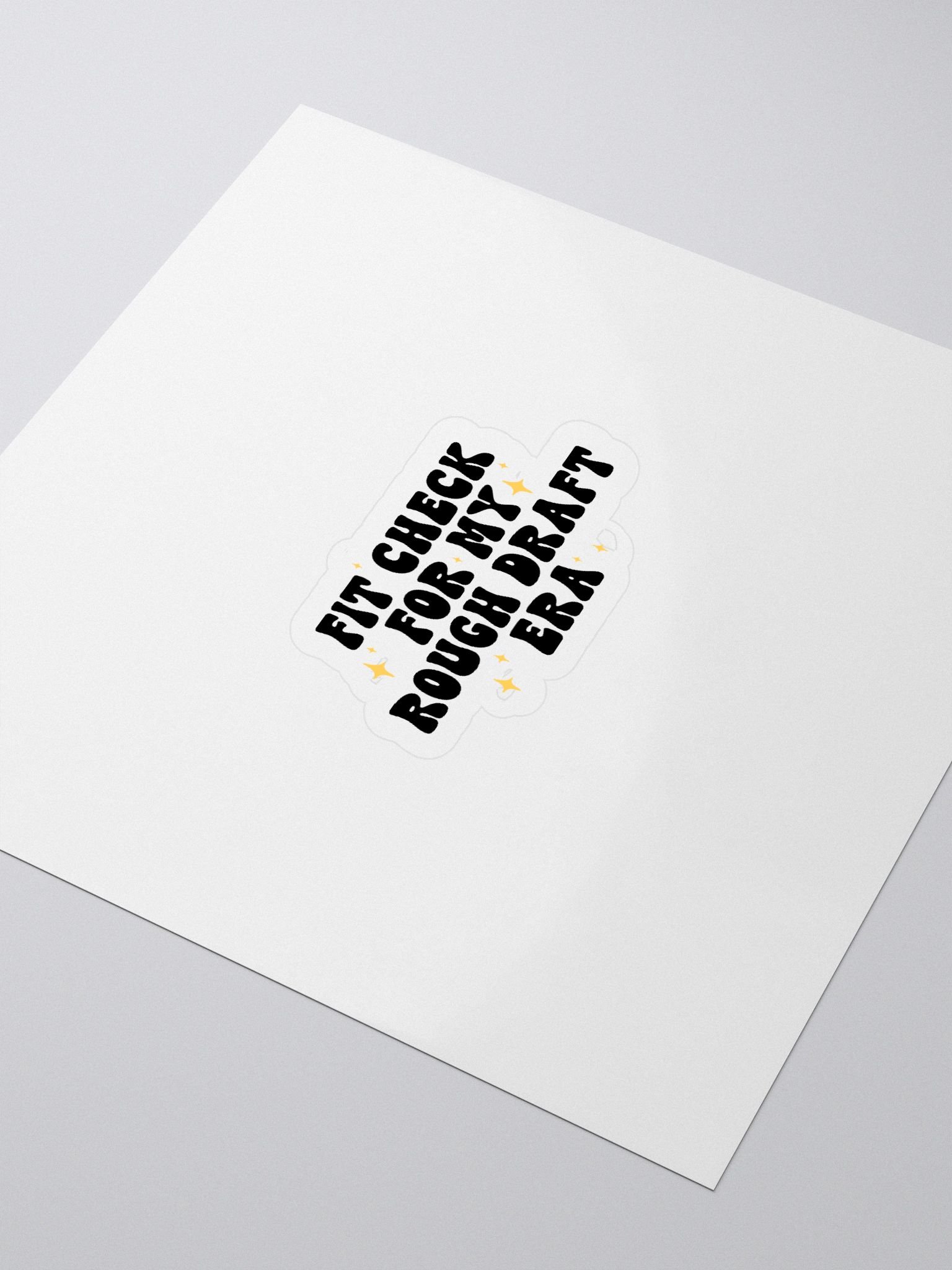 Rough Draft Era Sticker product image (3)