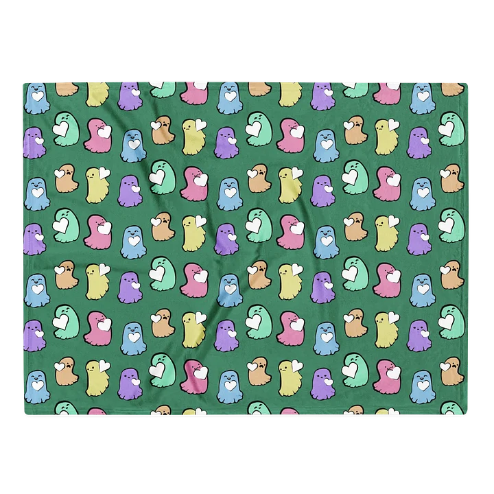 Cozy Rainbow Ghostie Throw Blanket product image (2)