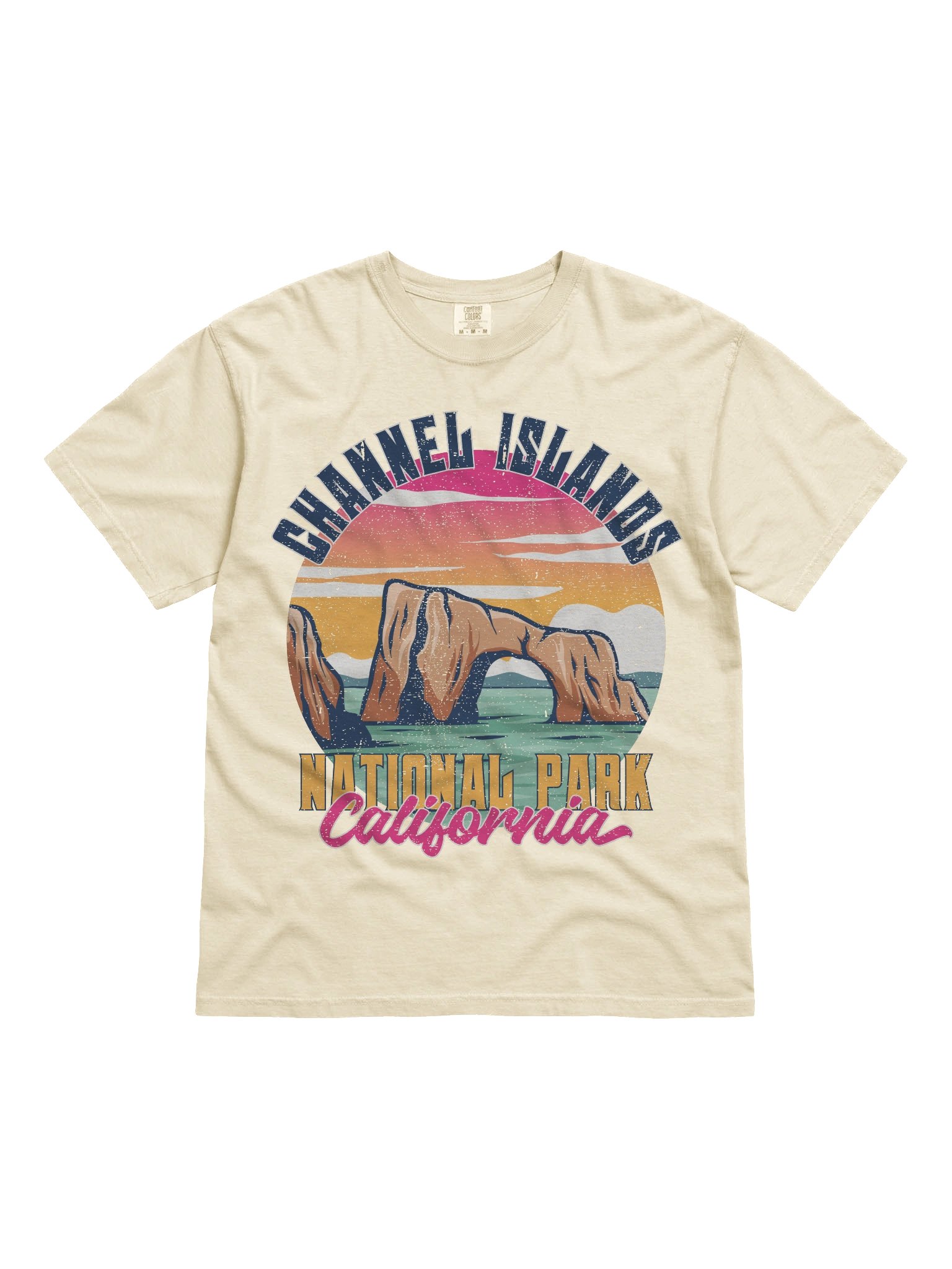 Channel Islands National Park California Shirt – Vintage Sea Arch Sunset Coastal Retro Tee product image (4)