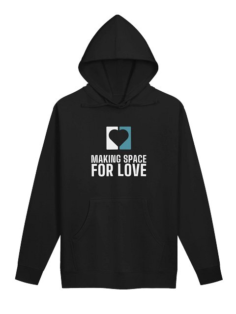 Making Space for Love Bold Hoodie