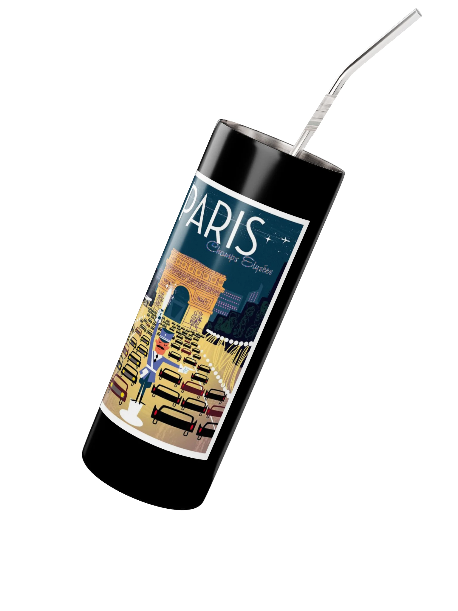 Paris Champs-Élysées Travel Tumbler product image (2)
