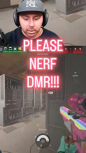 PLEASE NERF DMR!!! #rainbowsixsiege #rainbowsix #r6 #r6s #gaming