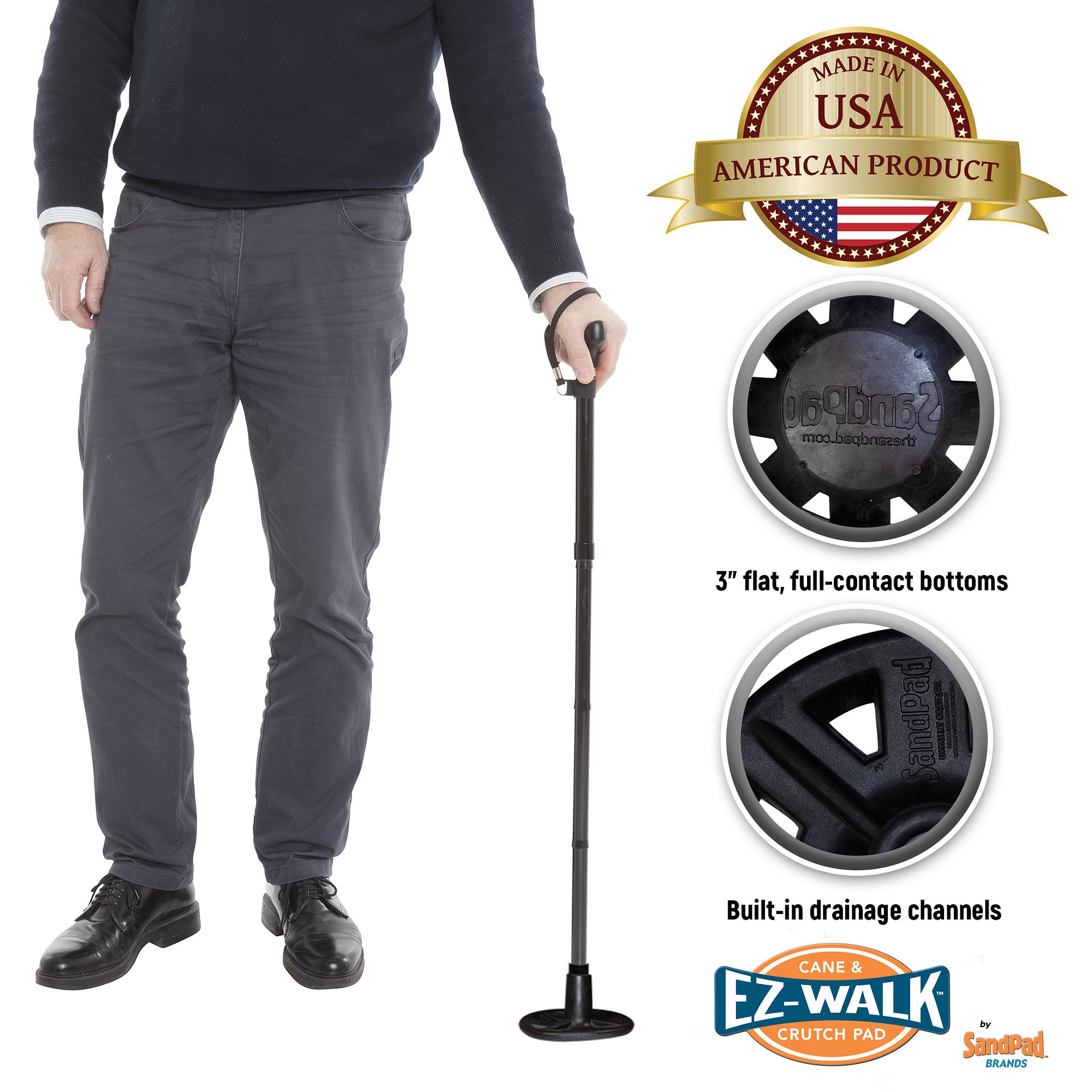 EZ-Walk Stabilizer Cane Tip Single product image (7)