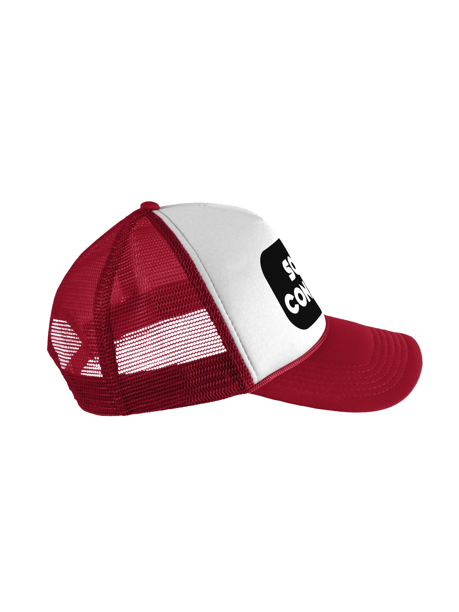 Social Construct Trucker Hat - Red product image (3)