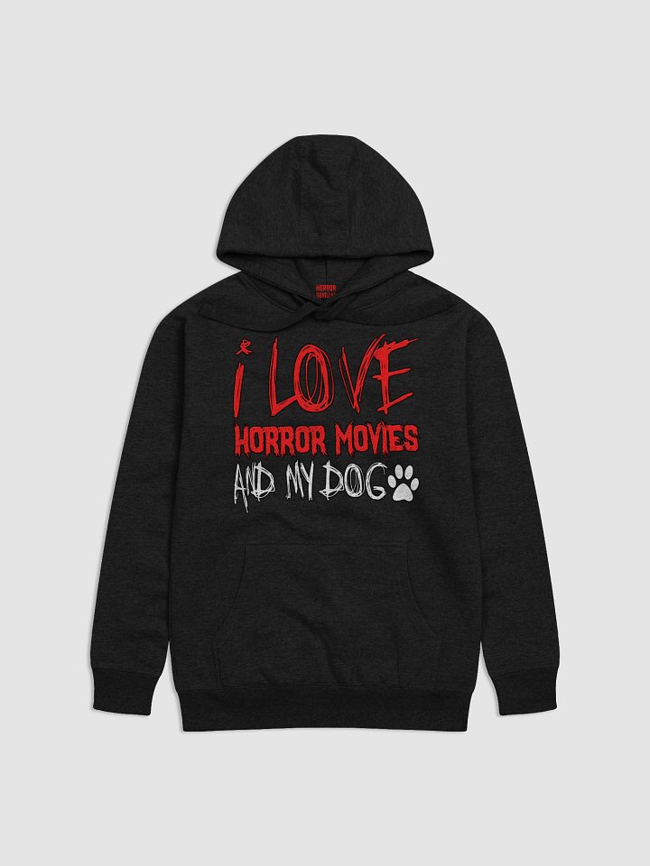I Love Horror Movies And My Dog Hoodie product image (1)