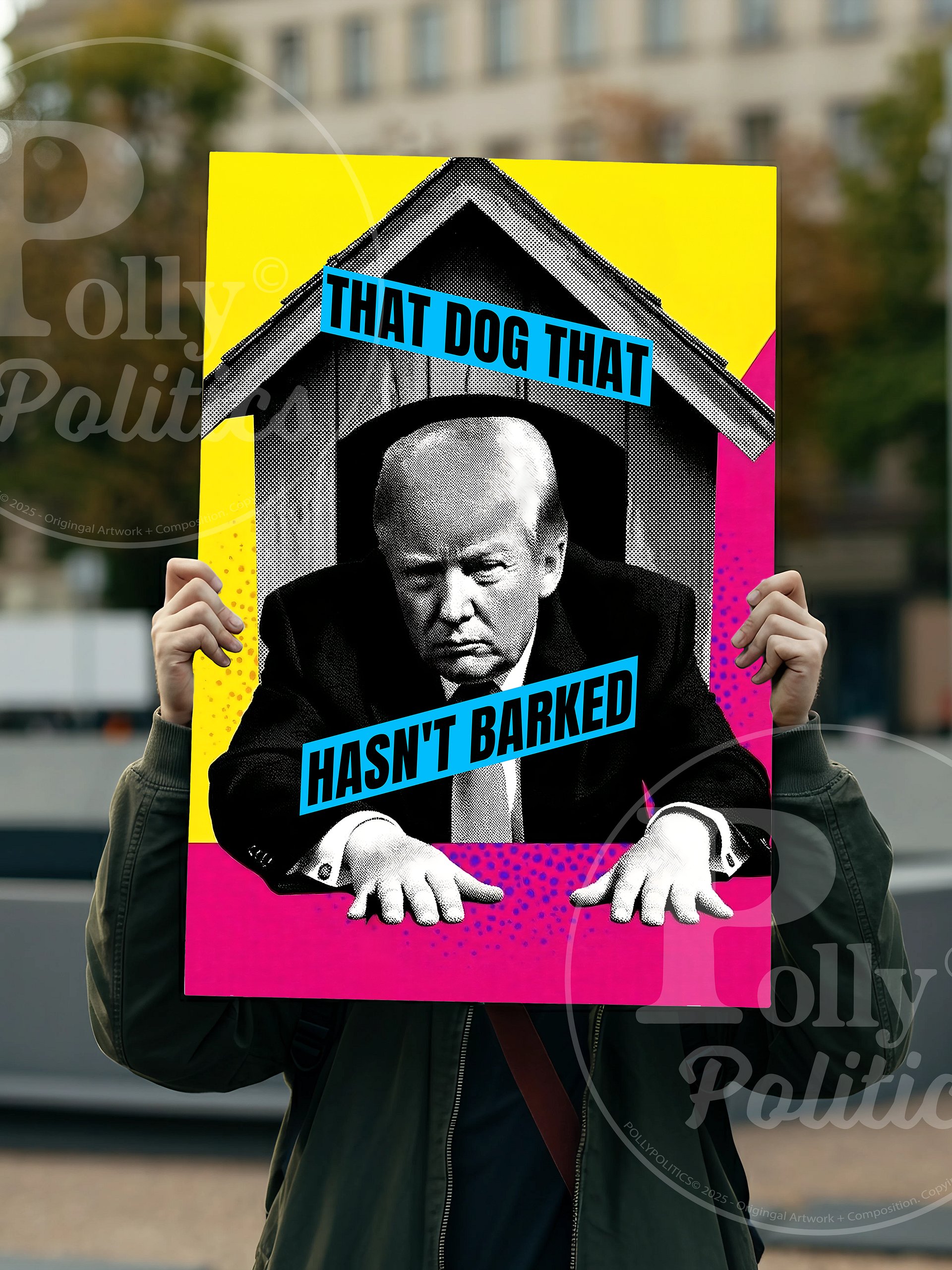 The Dog That Hasn't Barked Release All The Files Protest Poster product image (3)