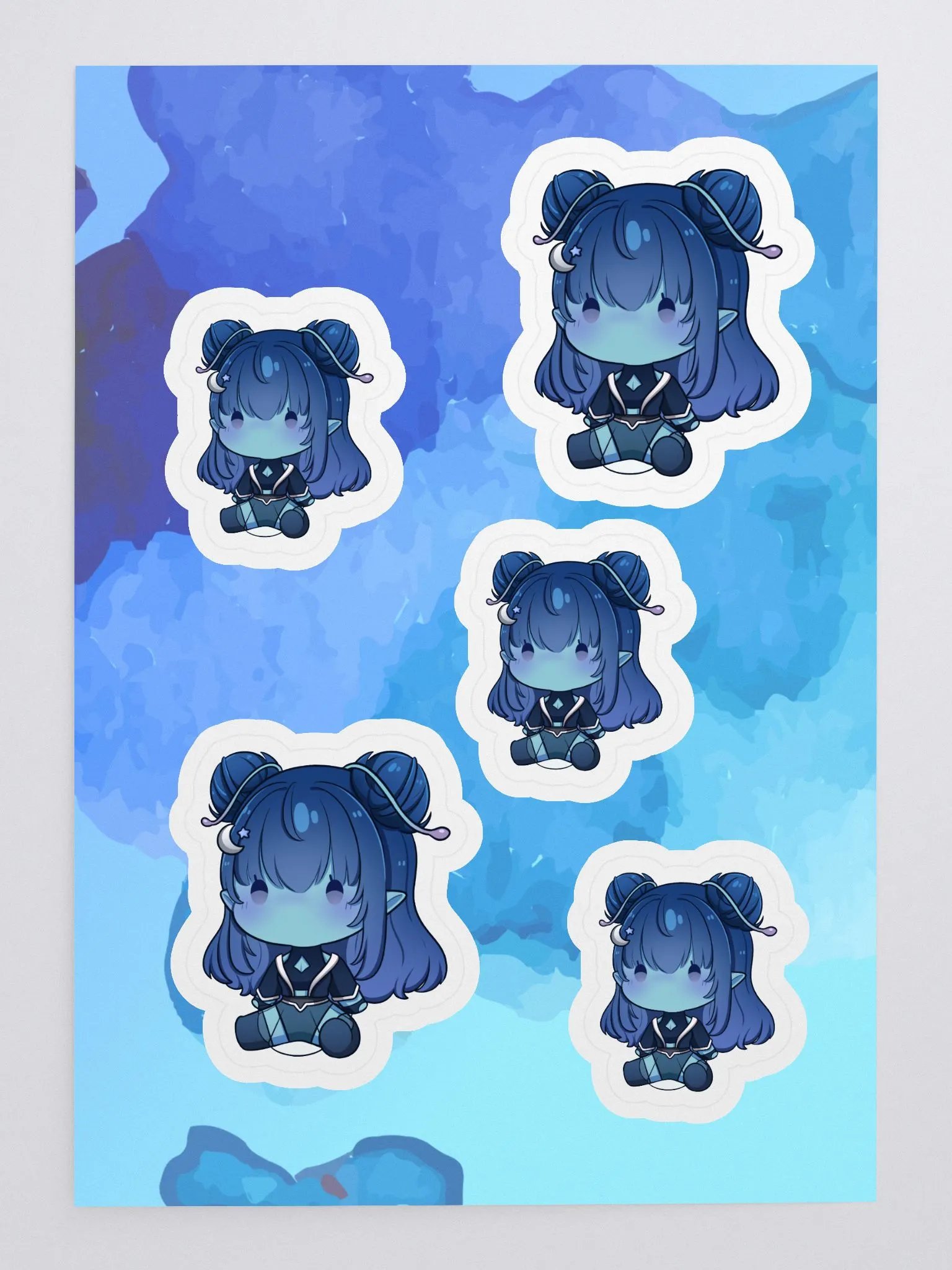 Starry Plushie Sticker Sheet product image (3)