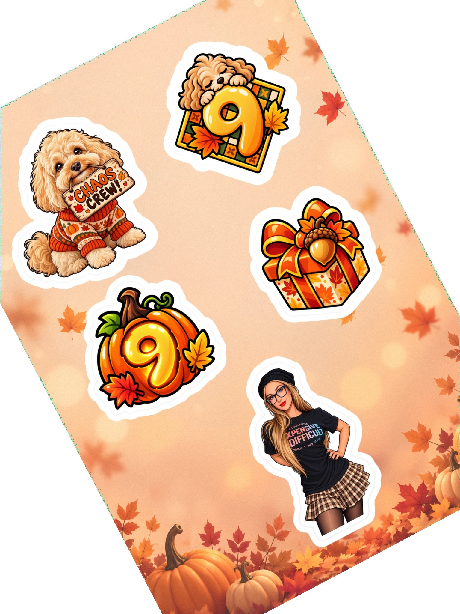 9 Year Streamiversary Sticker Sheet product image (1)
