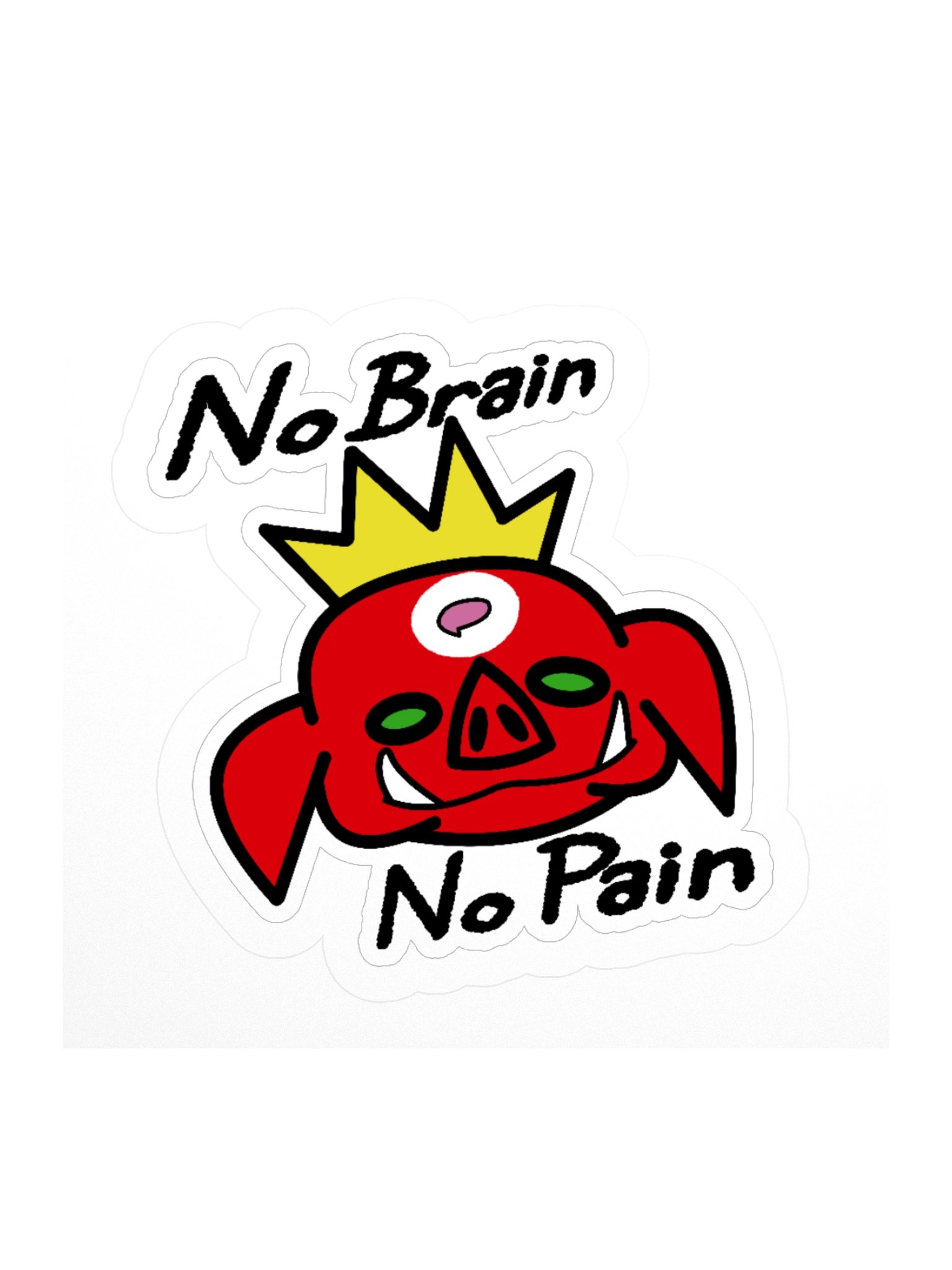 No Brain Sticker! product image (2)