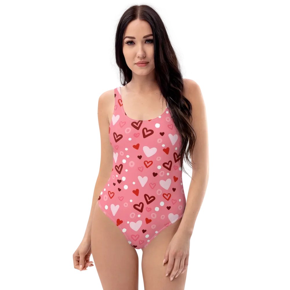 Heart Print Swimsuit product image (5)