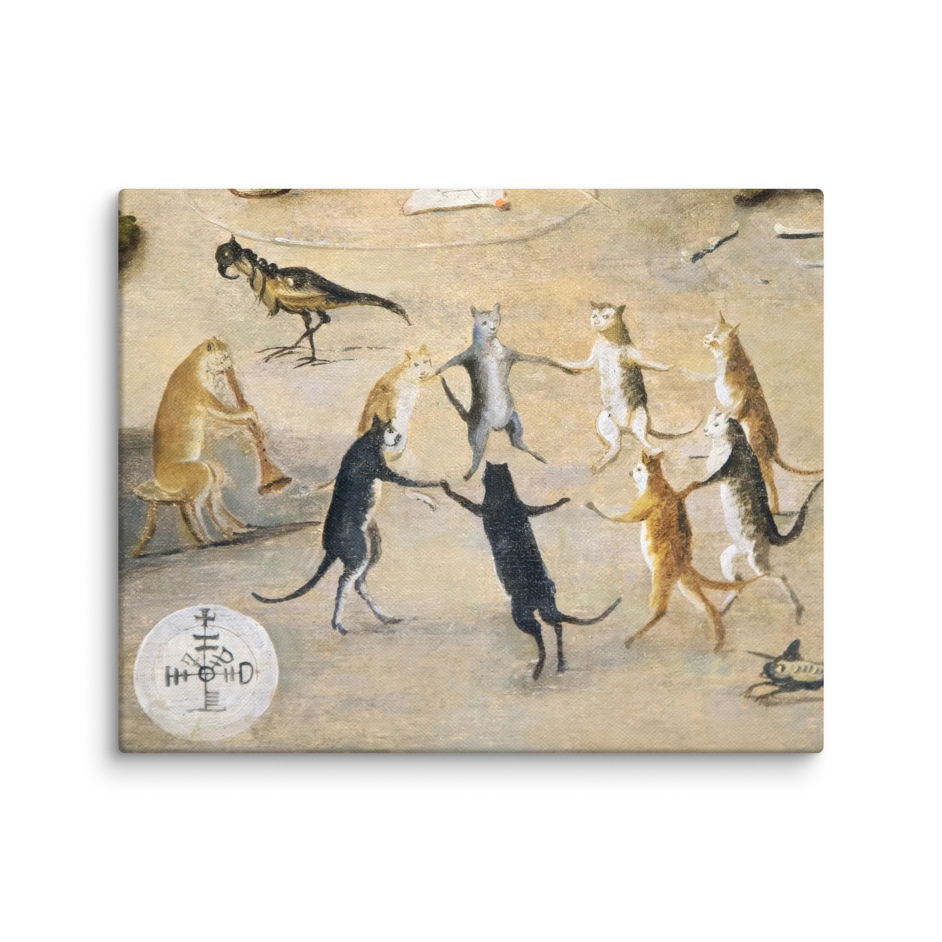 Circle of Dancing Cats - from the Witches Cove - Canvas Art Print 8 x 10" product image (1)