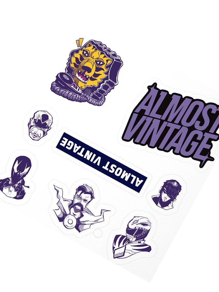 Almost Vintage Sticker Sheet product image (2)