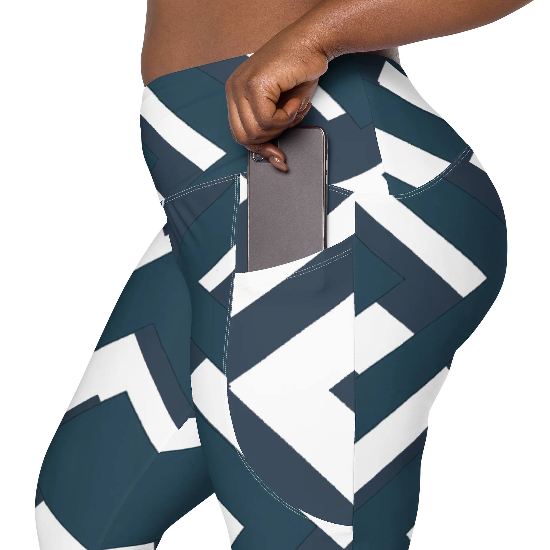 'PHILIUS' Symmetric Diamond All-Over Leggings product image (8)