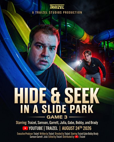 Lights out for the final game… 🔦🛝

Game 3 of our Hide n Seek in a Slide Park is live! Go watch now! @slickcityfargond #traize...