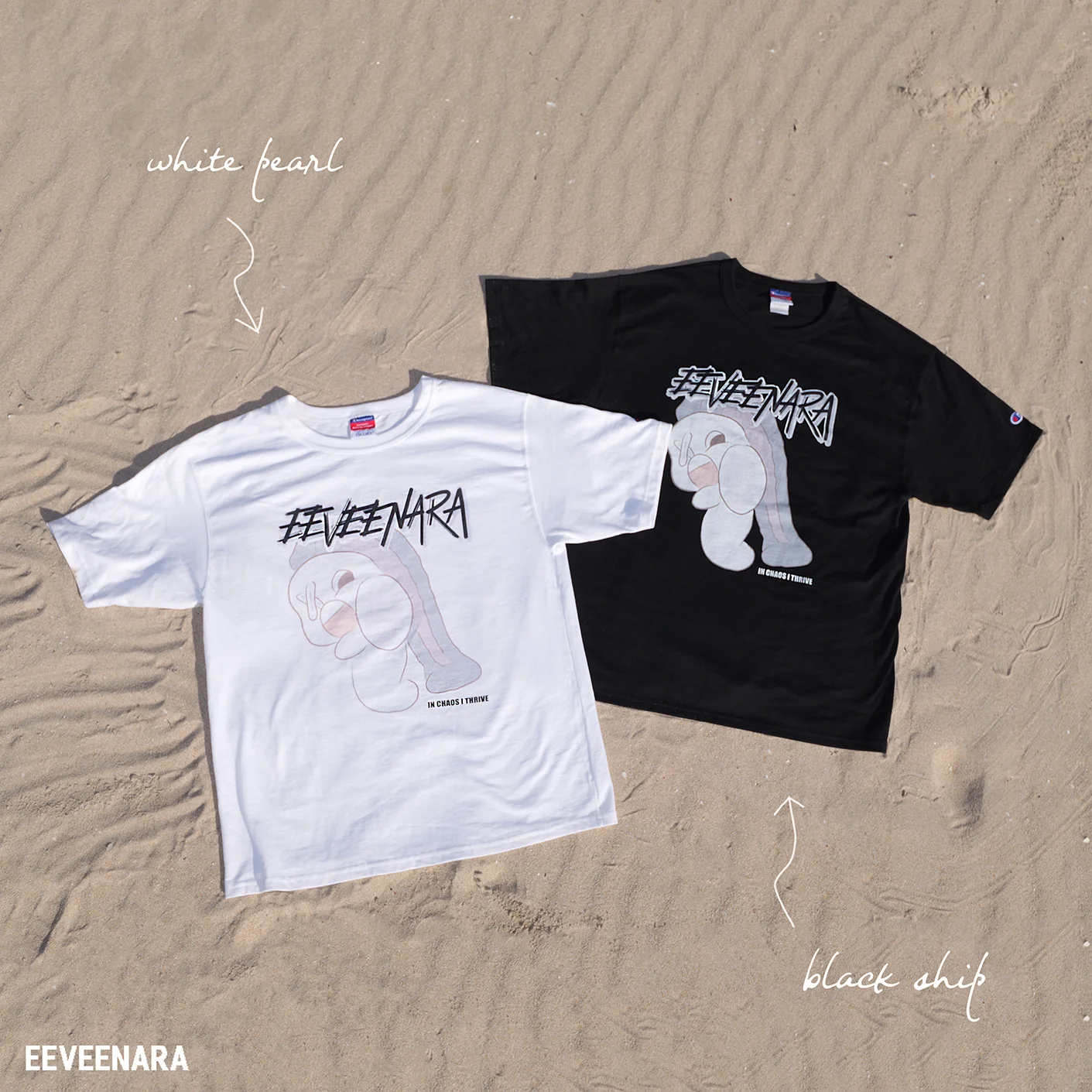 IN CHAOS I THRIVE x CHAMPION TEE - [BLACK] product image (3)