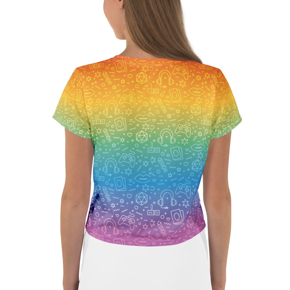 Pride Cropped T-Shirt ❤️🧡💛💚💙💜 product image (2)