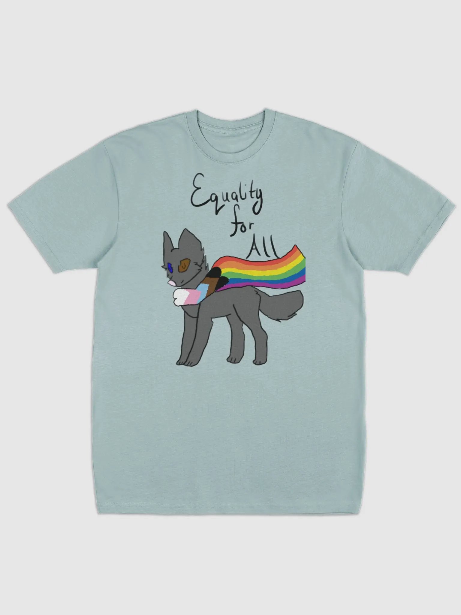 Rainbow Tail Cat Men's Tee product image (4)