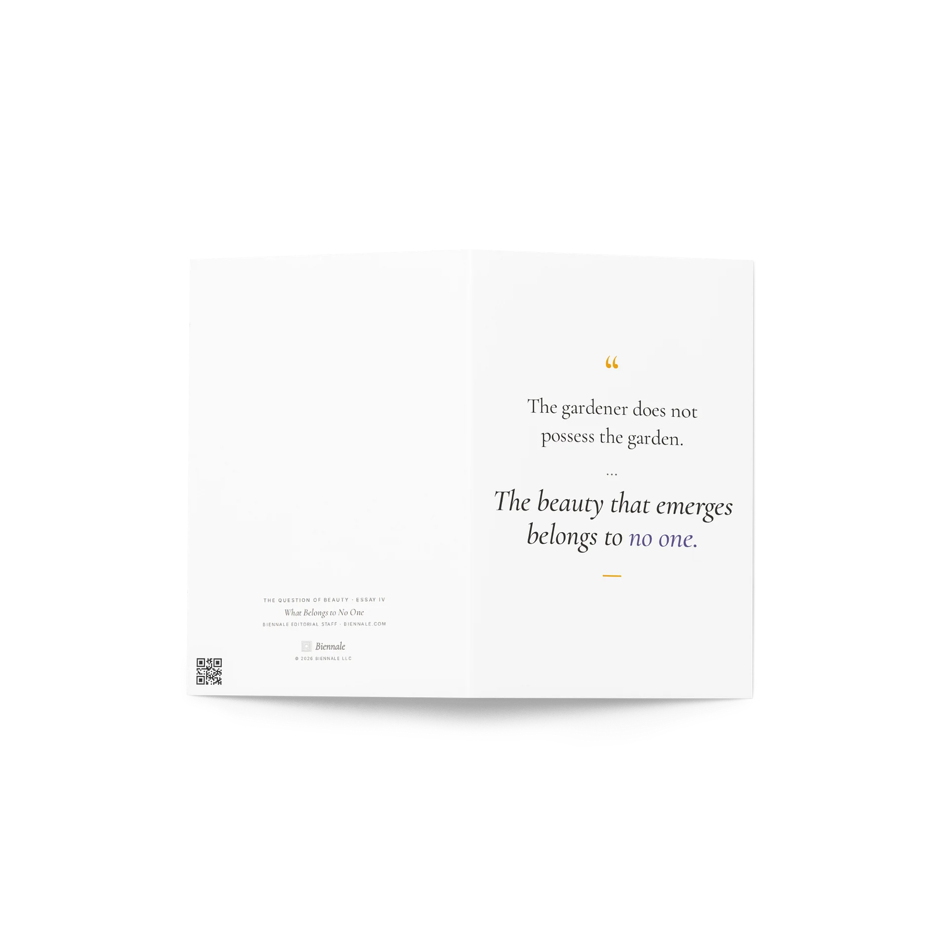 The Garden Belongs to No One Greeting Card product image (4)