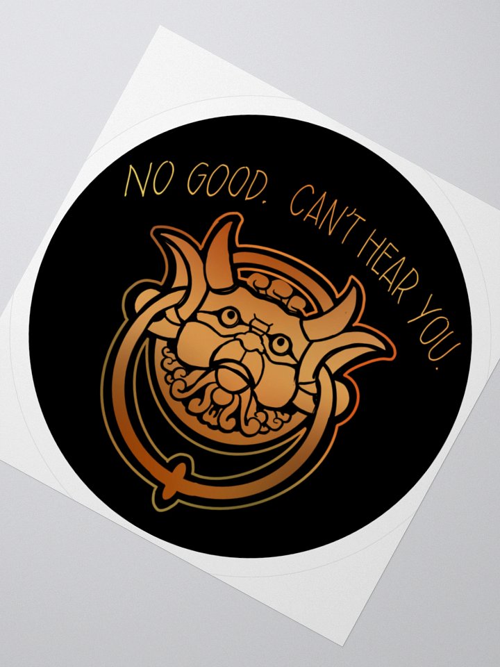 Cant Hear You Sticker product image (2)