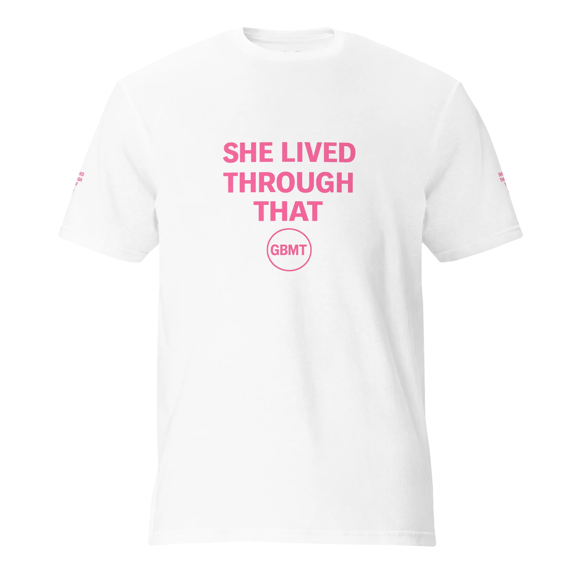 She Lived Through That T-Shirt | Women’s Empowerment Tee | GBMT by Anthony Johnson Sr product image (1)