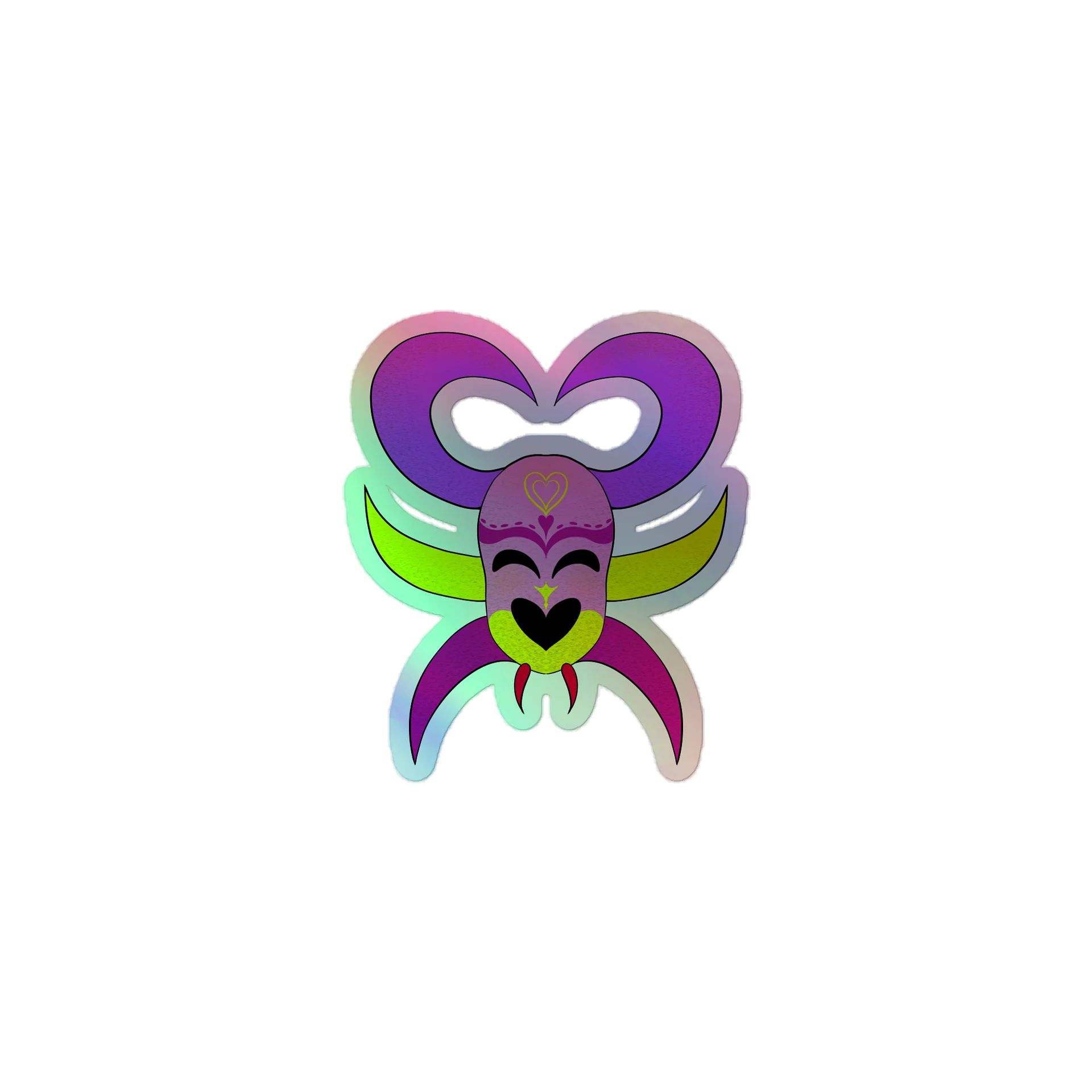 V4L3NTIN3S VEJIGANTE! HOLO-STICKER! - P4WKU!! product image (1)