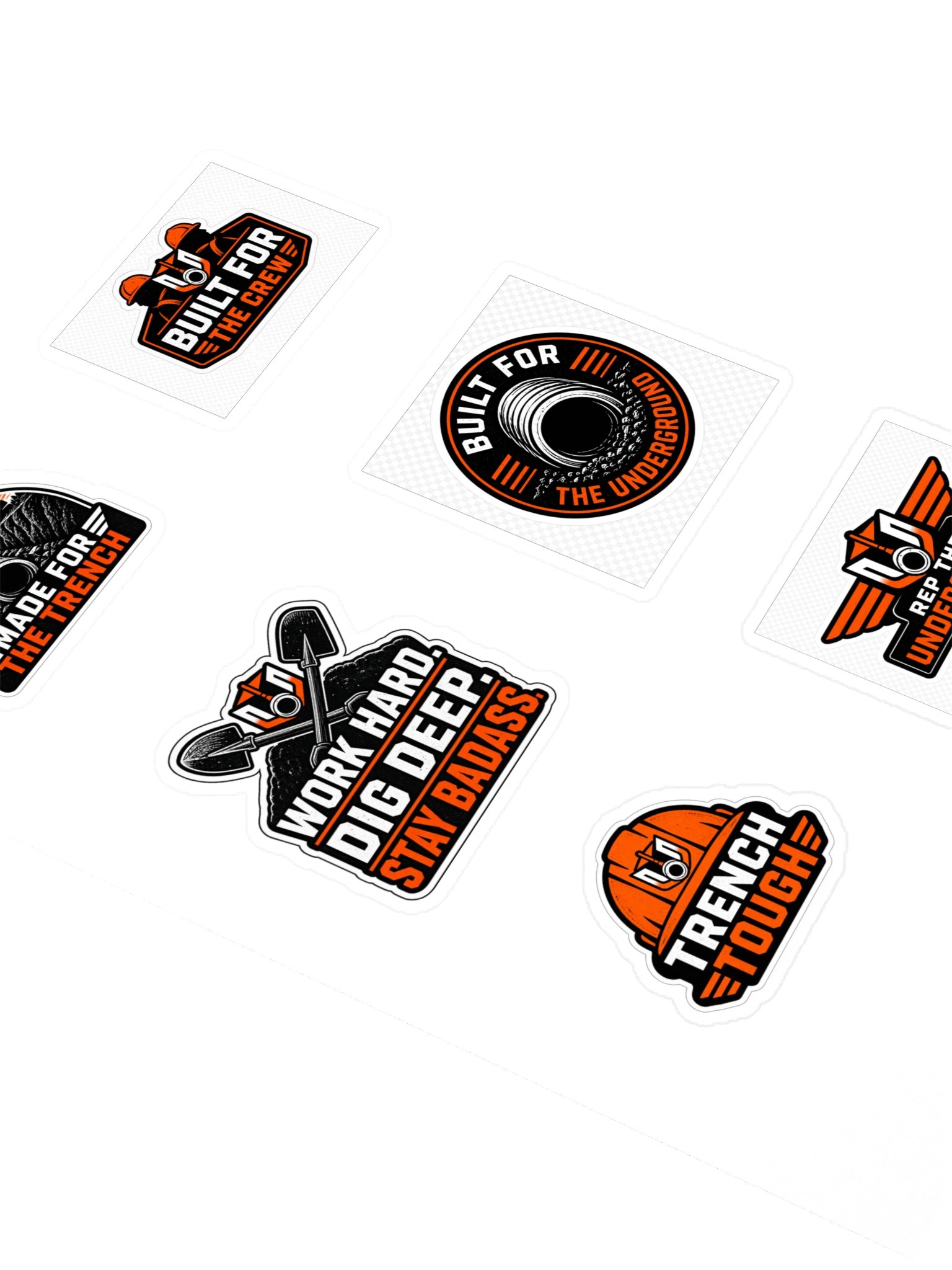 Underground Utility Badass Stickers product image (2)