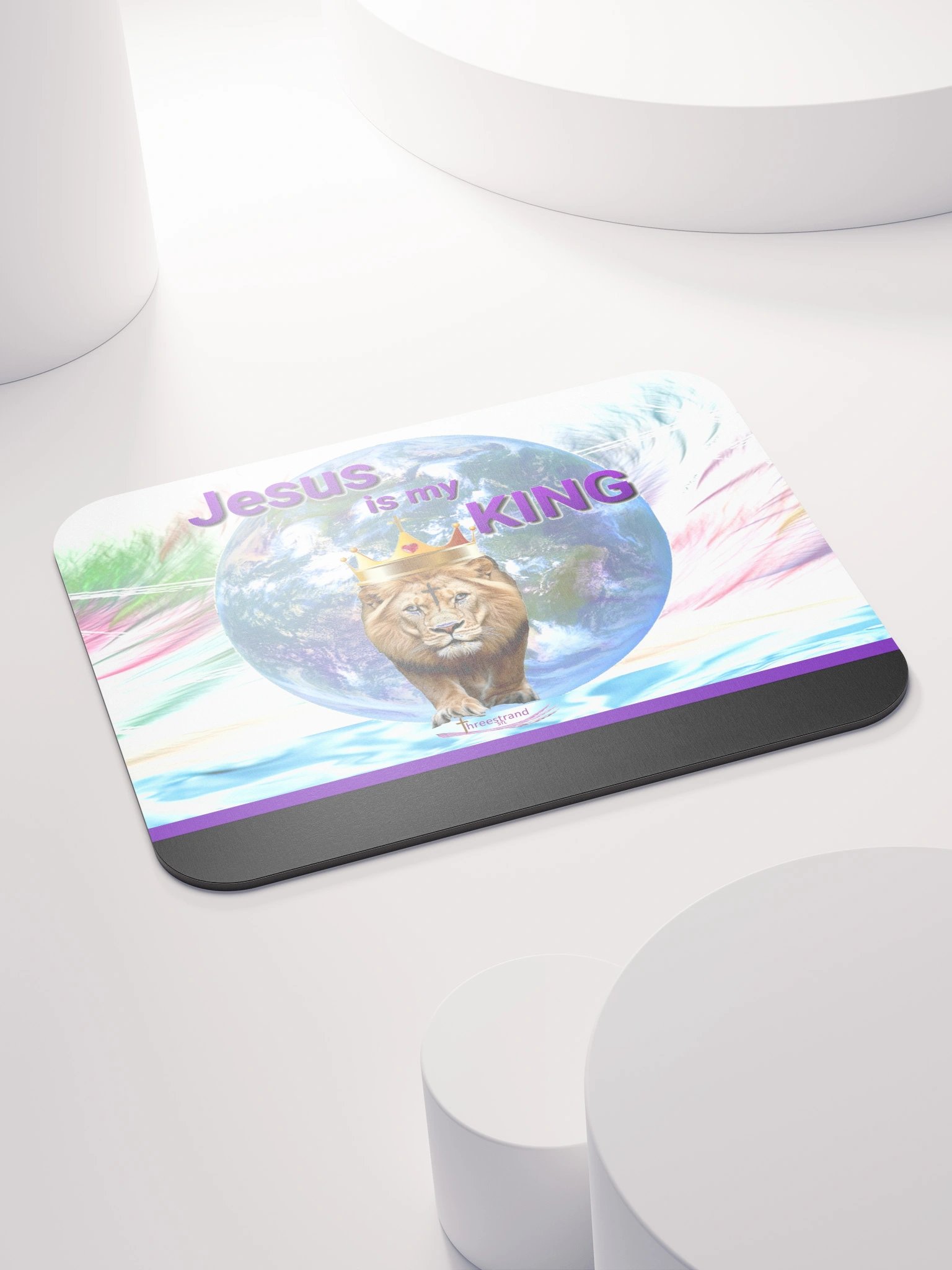 Jesus is my KING - Mouse Pad product image (4)