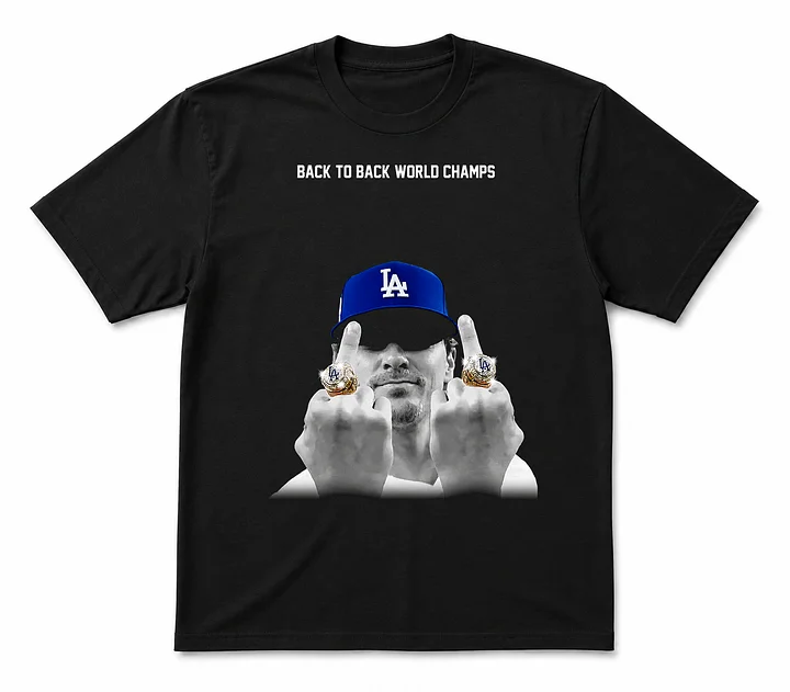 Kike Hernandez Back to Back World Series Champs T-Shirt Vintage Bootleg LA Baseball Oversized Tee product image (1)