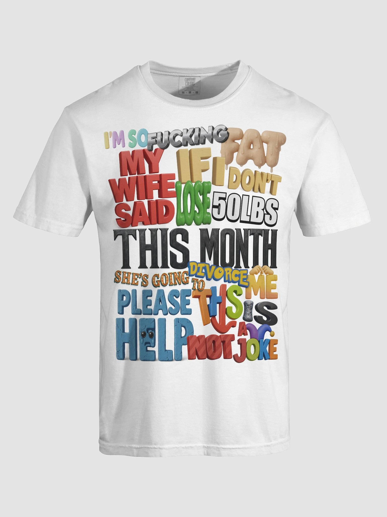 I'M SO FUCKING FAT MY WIFE SAID IF I DONT LOOSE 50LBS THIS MOTH SHES GOING TO DIVORCE ME, PLEASE HELP THIS IS NOT A JOKE product image (17)