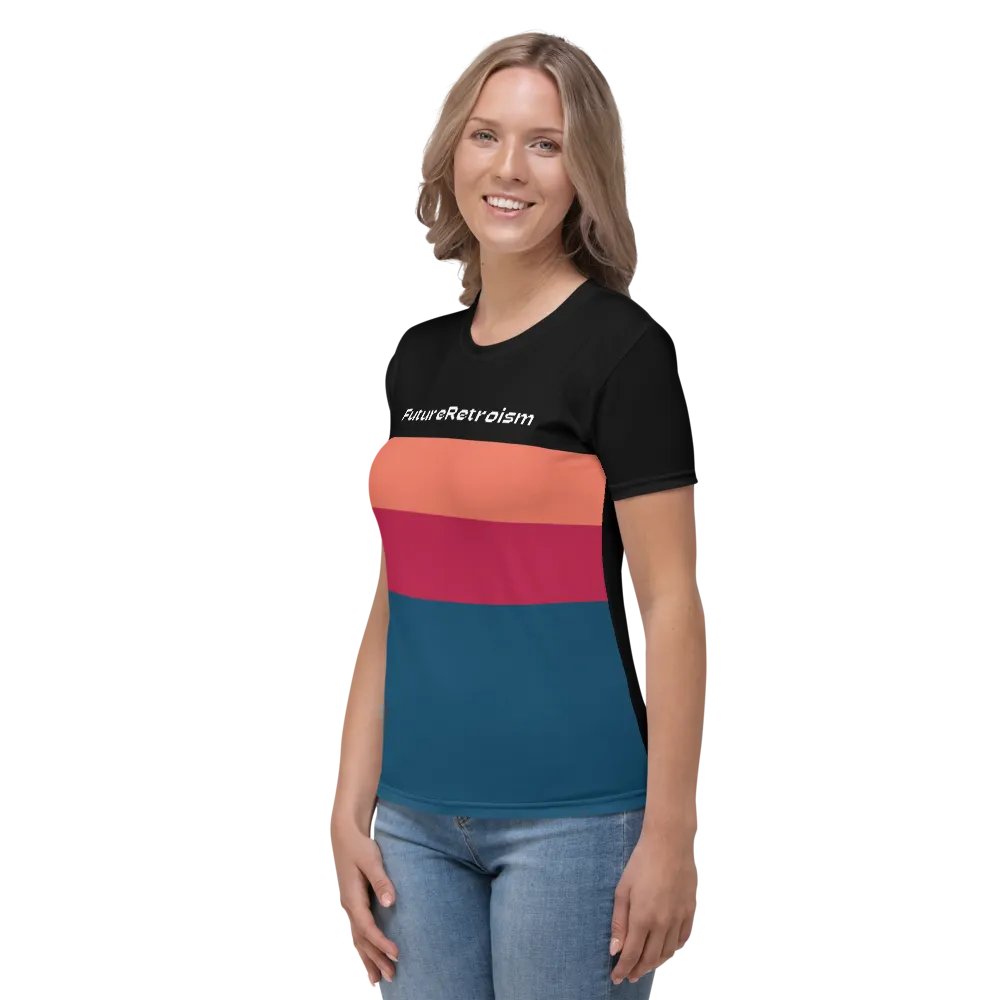 FR AOP Women's Crew Neck T-Shirt product image (4)