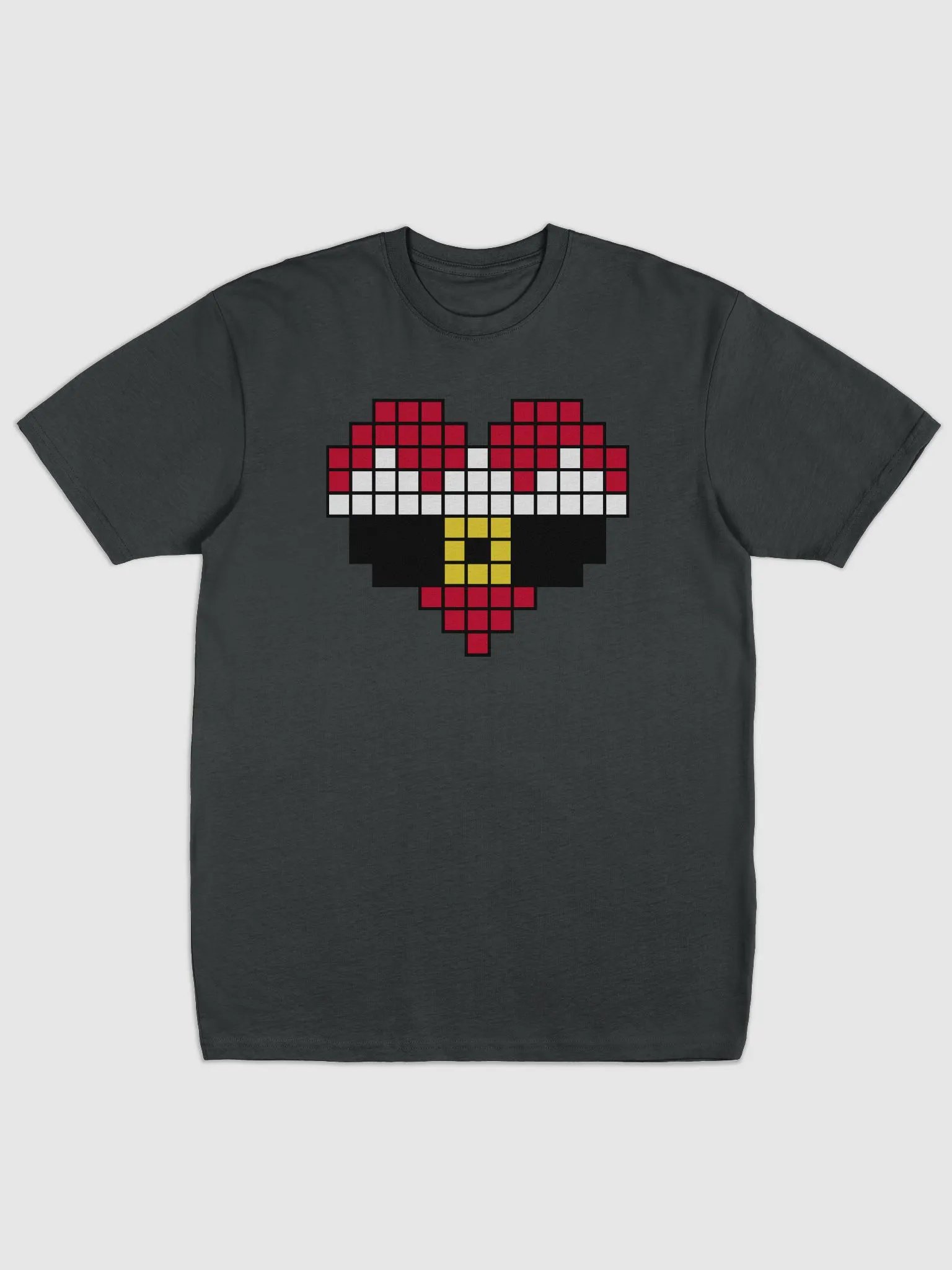 Santa Heart Premium Heavyweight Tee product image (1)