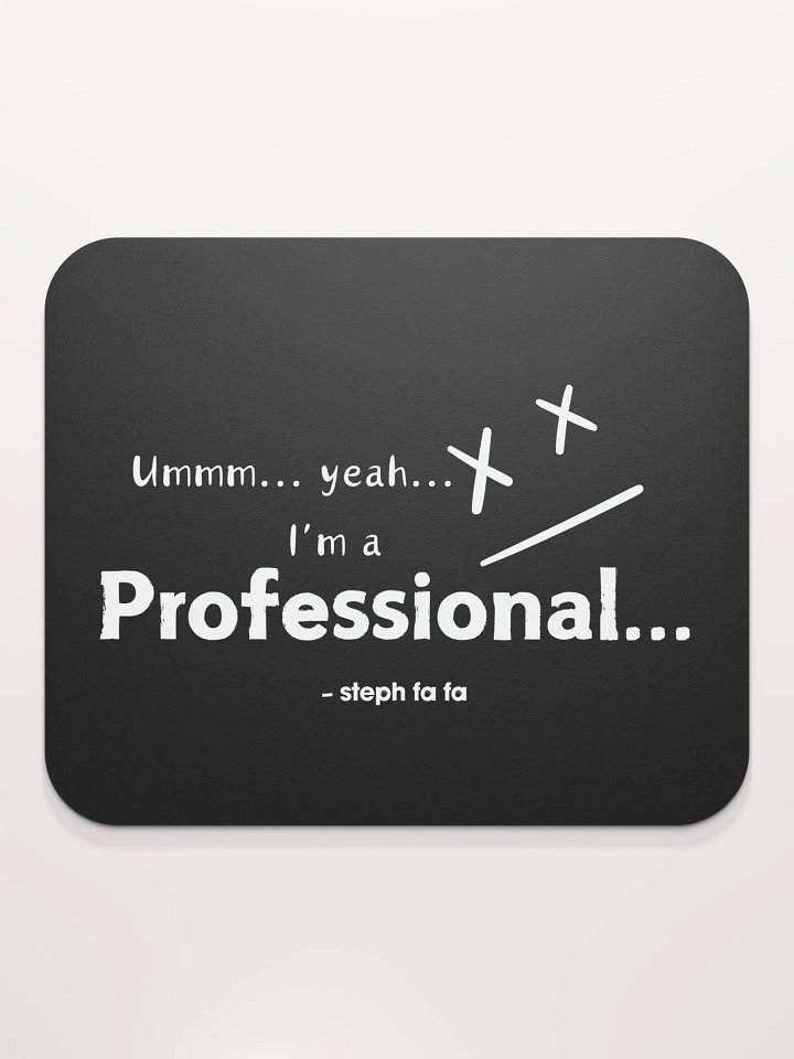 Steph fa fa I'm a Pro Classic Mouse Pad product image (2)