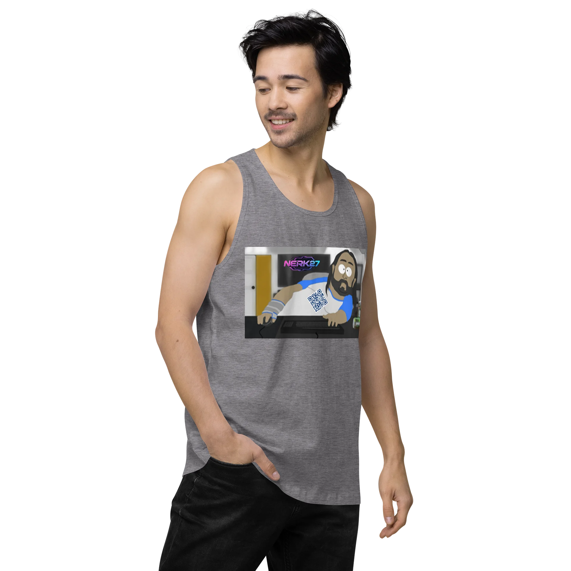 Nerk27 QR Code Tank Top product image (32)