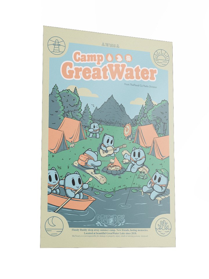 Camp GreatWater Paper Poster product image (2)