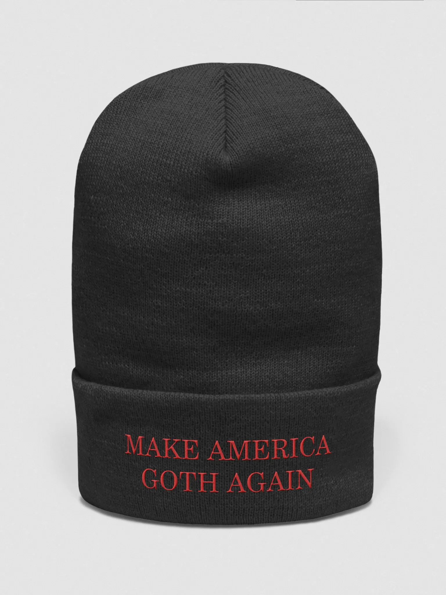 Make America Goth Again Beanie - Red product image (1)