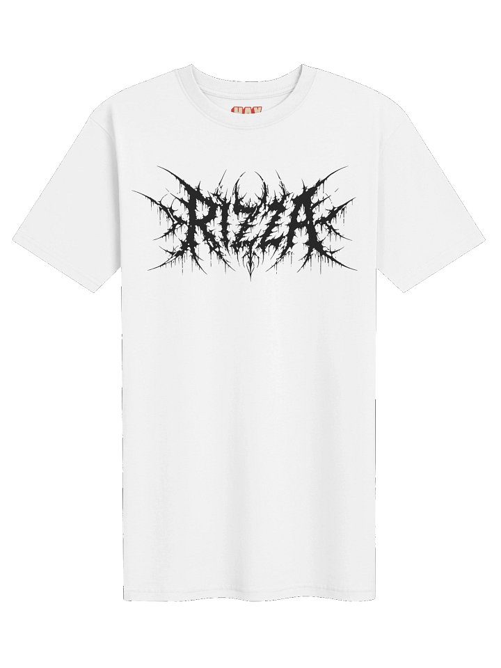 Metal logo shirt (white) product image (1)