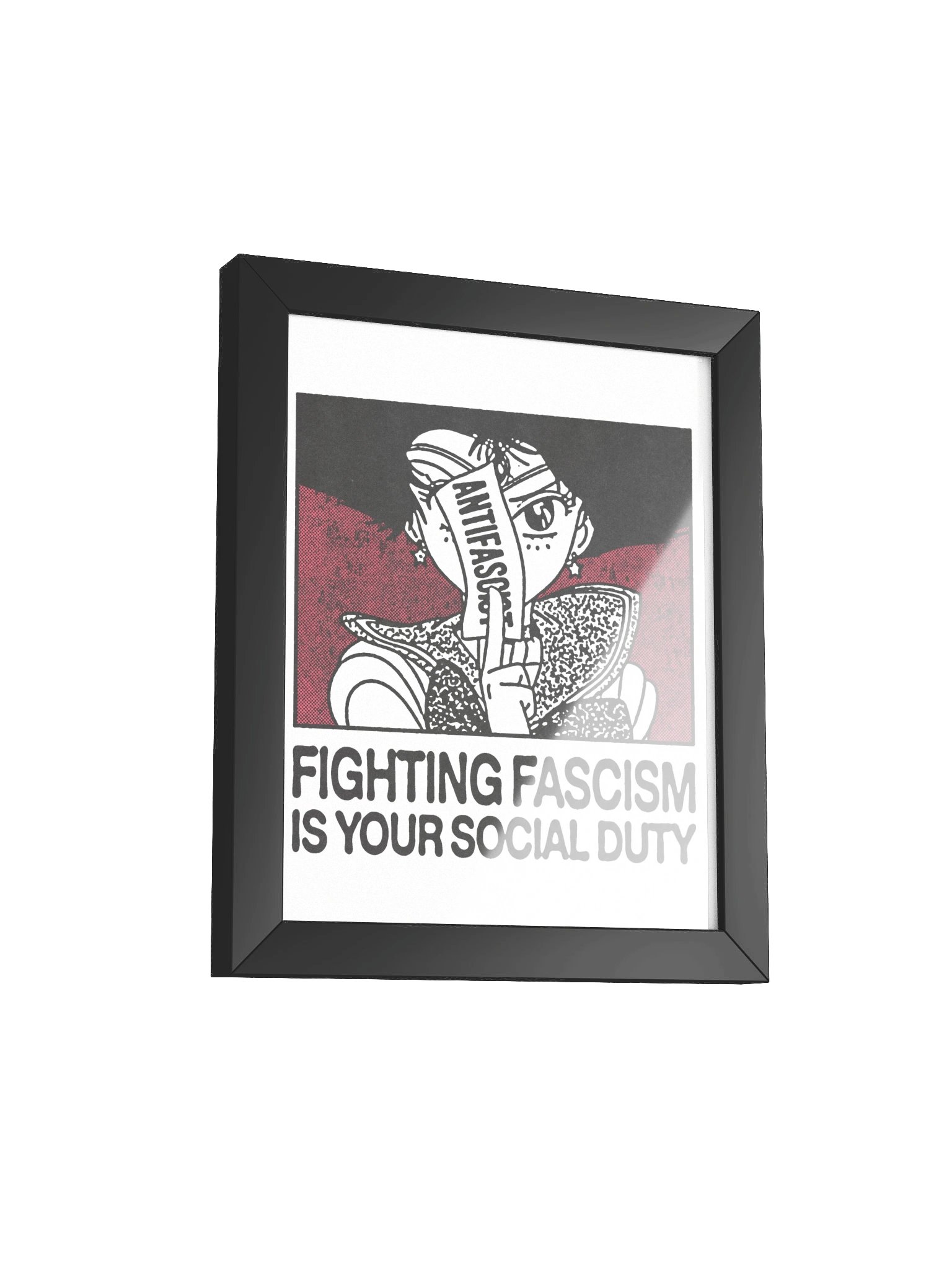 YOUR SOCIAL DUTY ! Framed Print. product image (2)