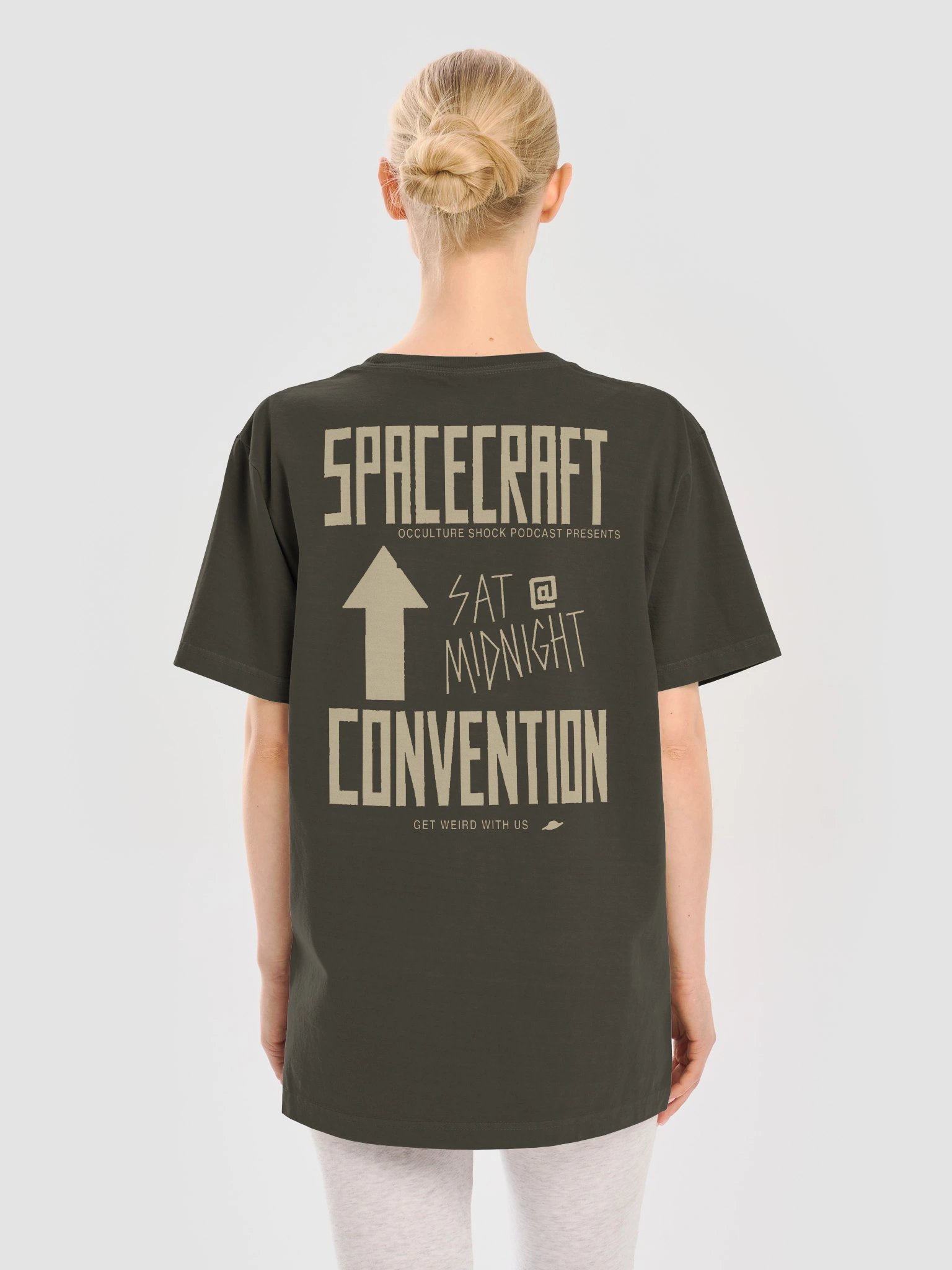 Spacecraft Convention Tee - Washed Charcoal & Creme product image (3)