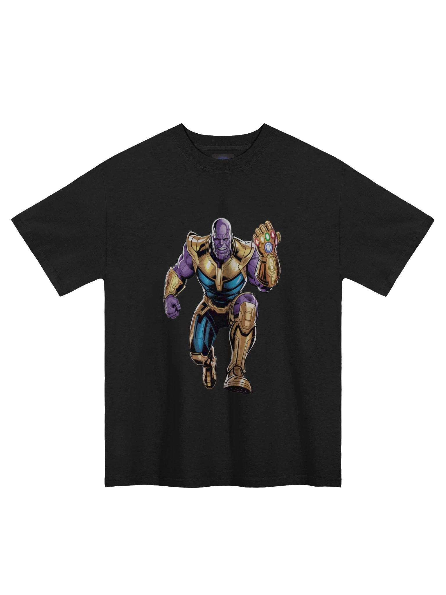 Gauntlet Surge: Thanos Oversized Faded T-Shirt product image (3)