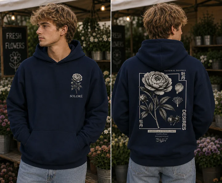 Shadow Botanicals - Peony Hoodie