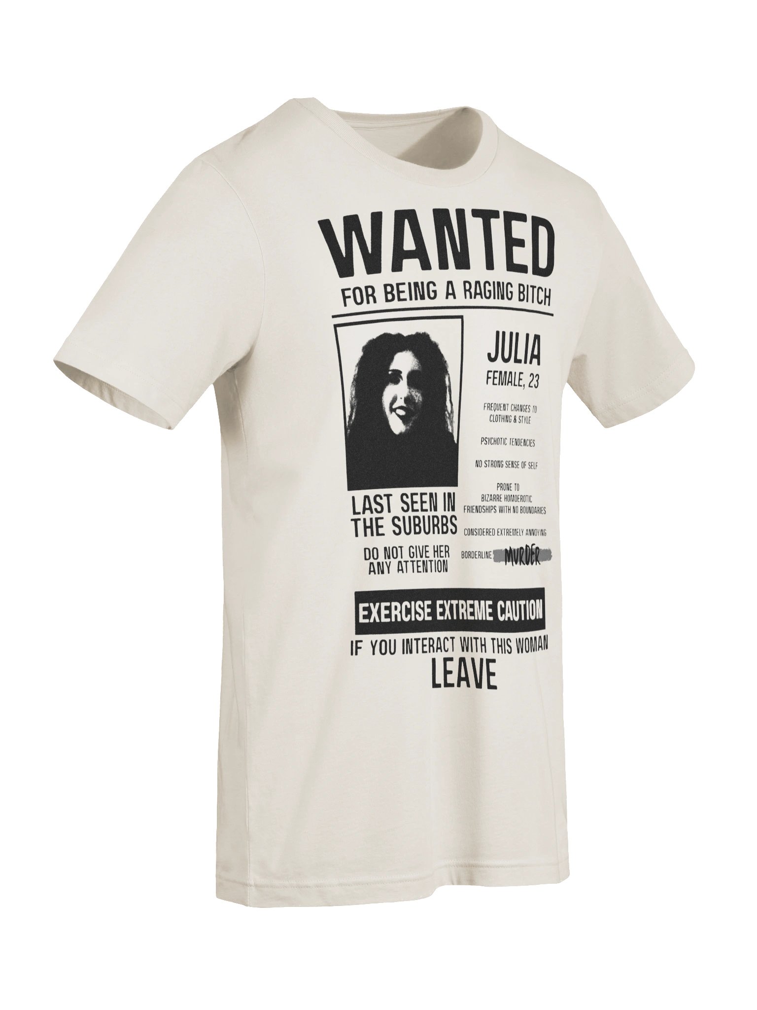 POSTMORTEM Wanted T-Shirt (White) product image (7)