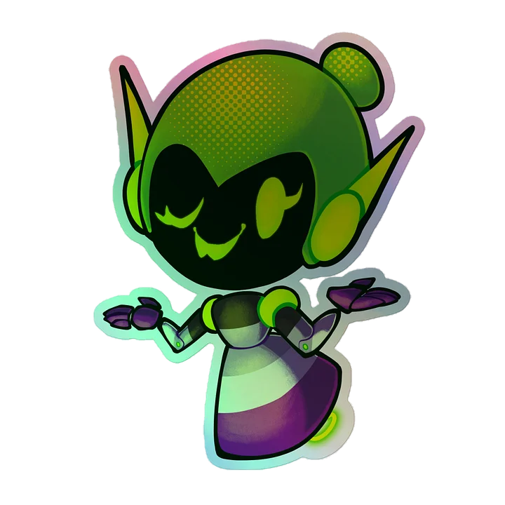 Calibyte Pride Collection - Asexual- Holo product image (2)