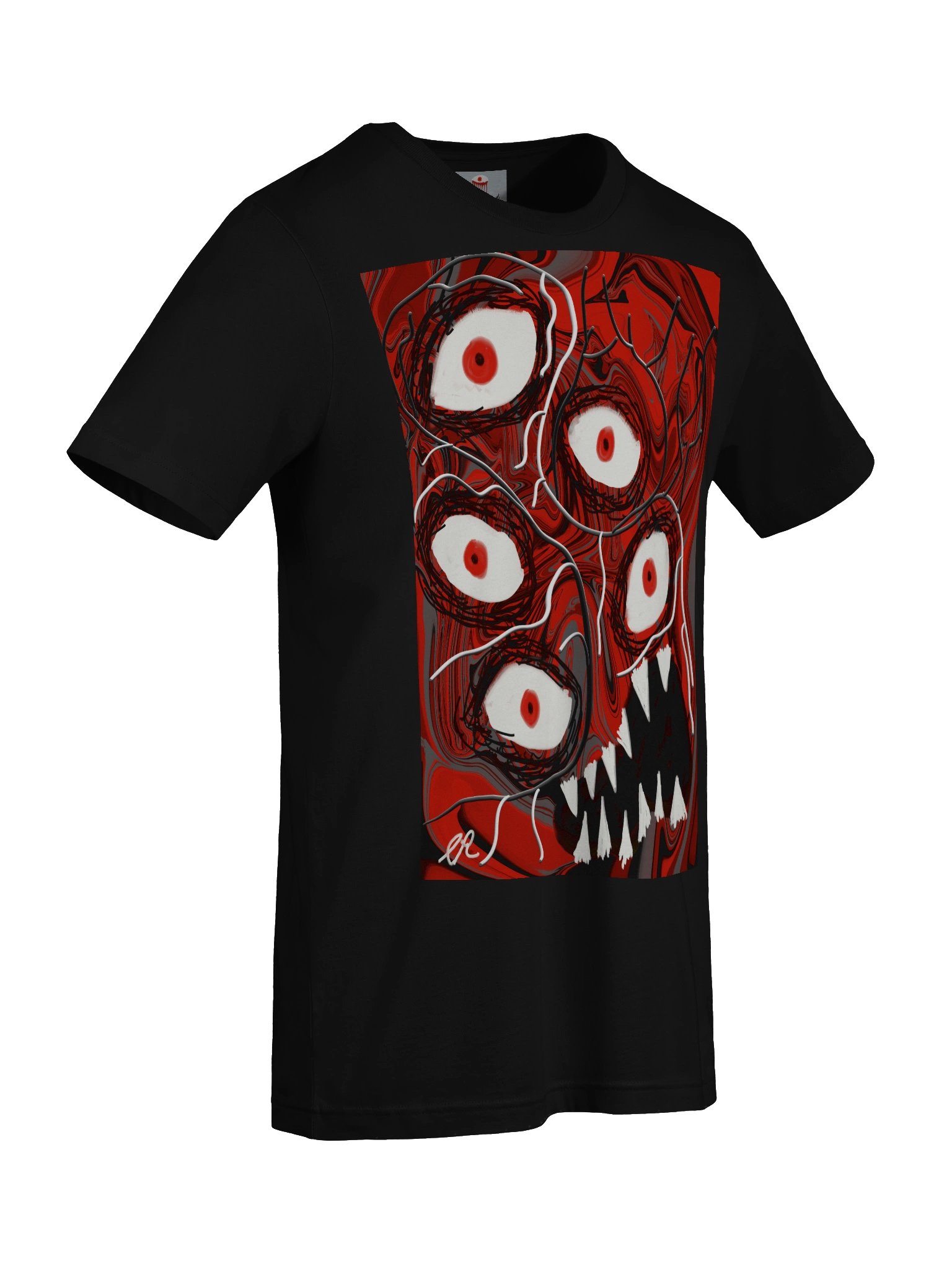 Red-Eyed Horror Monster T-Shirt product image (7)