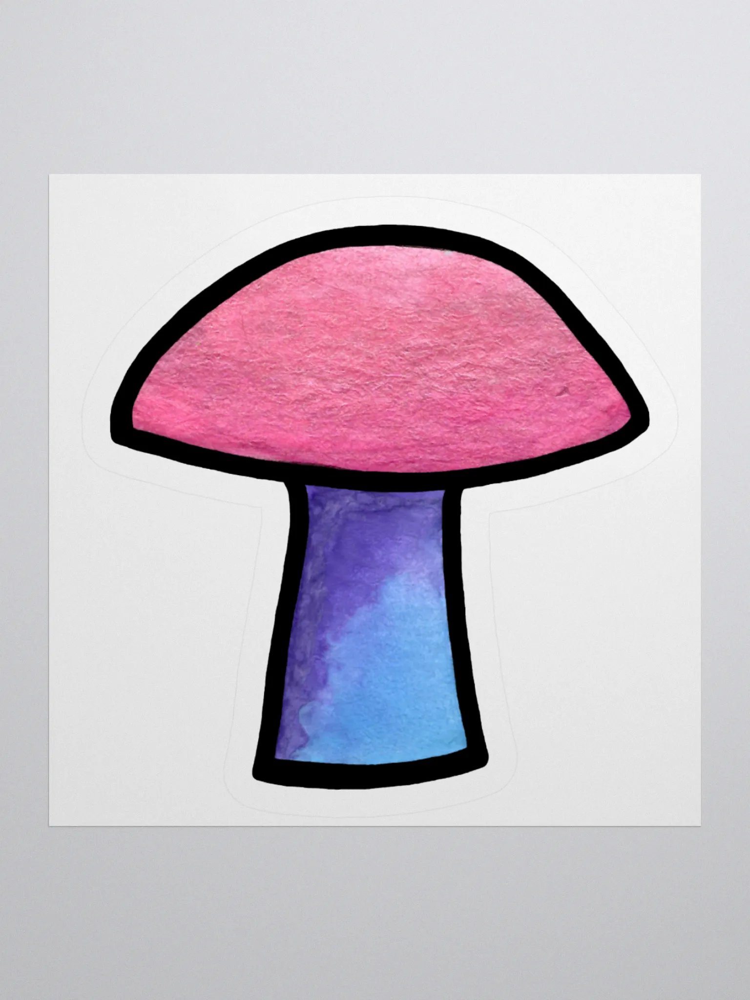 Gradient Mushie Sticker product image (1)