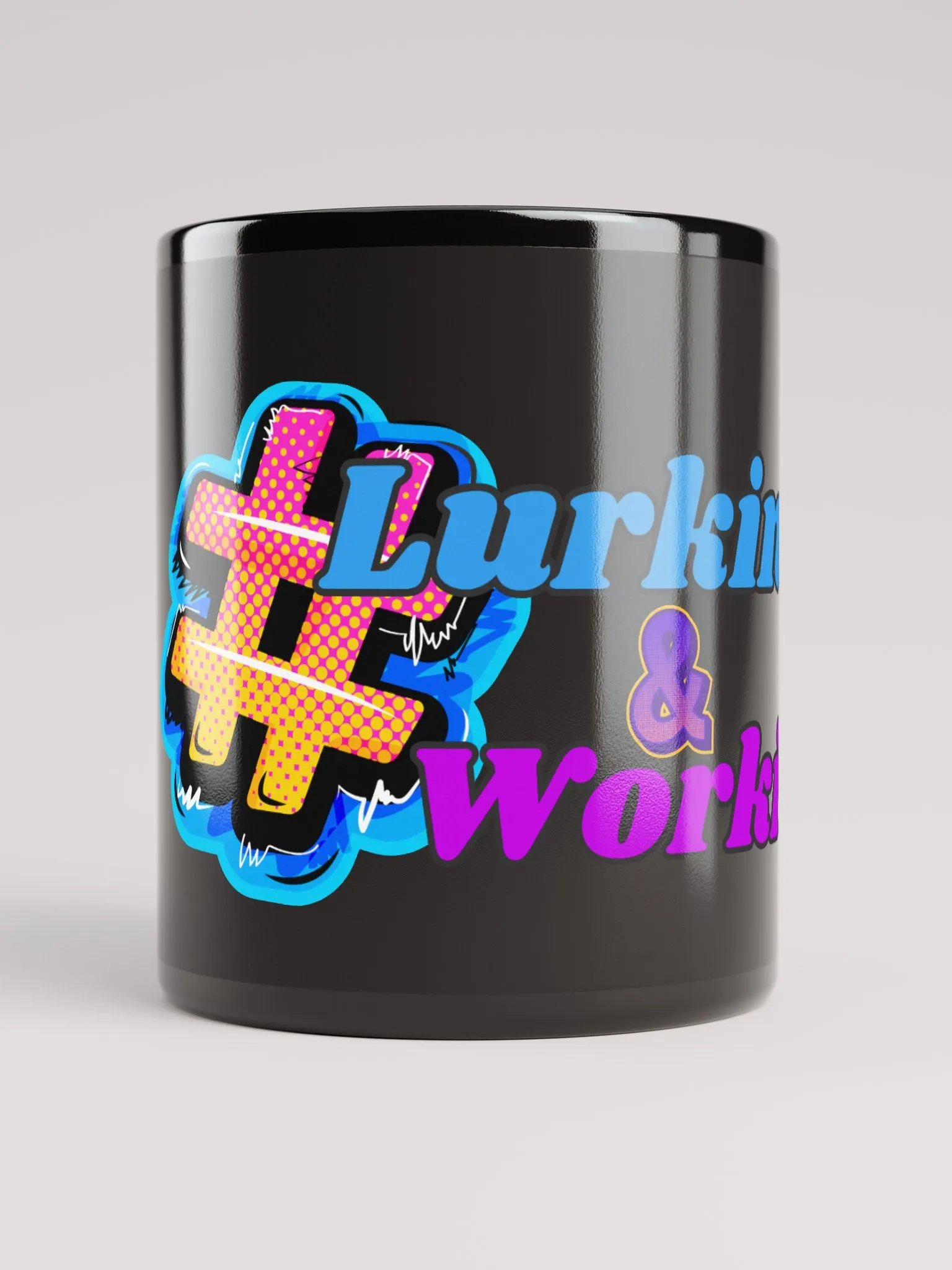 Vibrant Lurkin' & Workin' Mug product image (10)