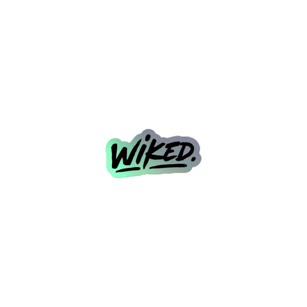 Wiked Holographic Sticker product image (1)